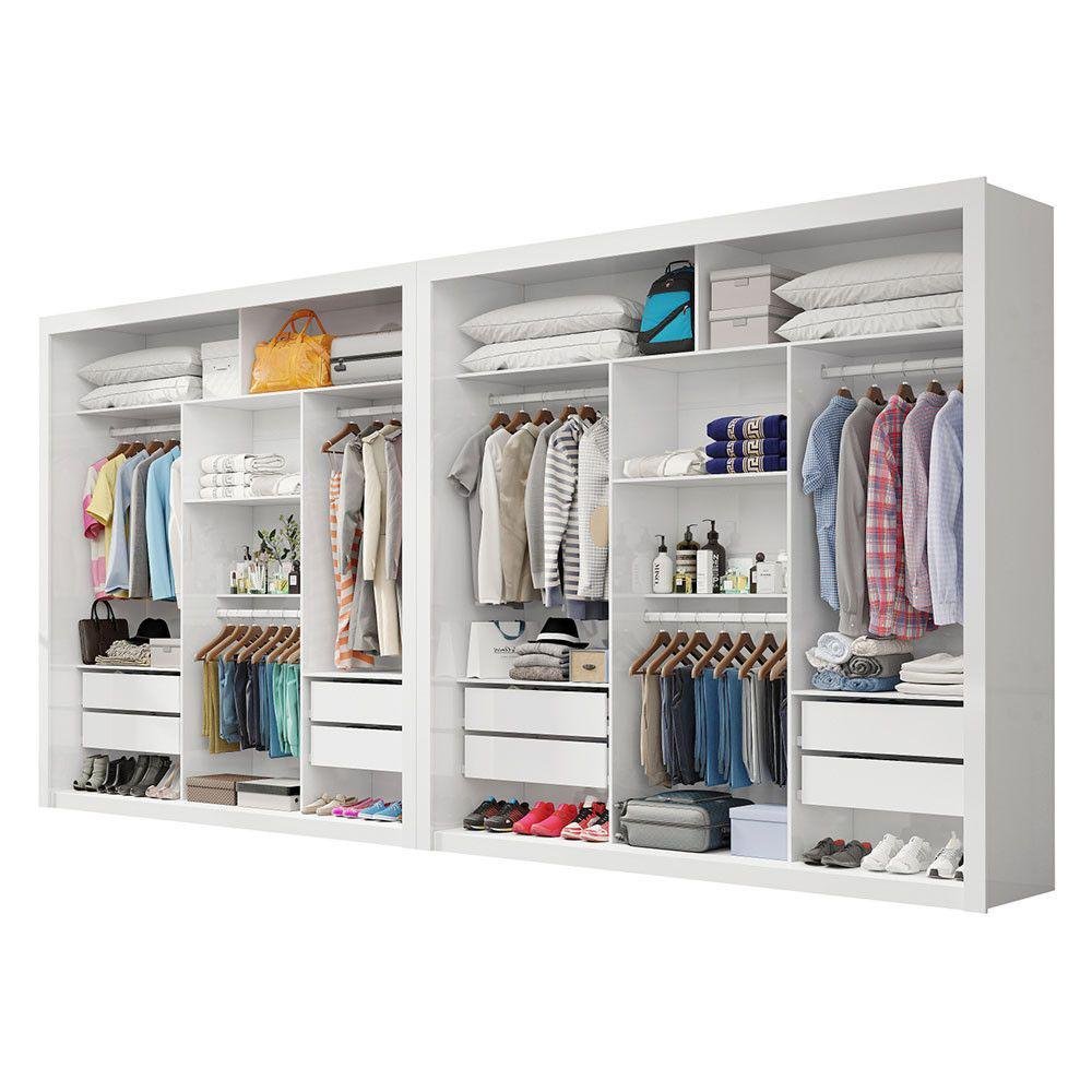 Closet Veneza/Clara/Berlim 1,855 m x 1,855 m Branco – CARIOCA MÓVEIS - Imagem 4