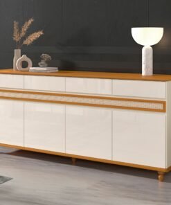 Buffet Açores Off White/Cedro - EDN MÓVEIS