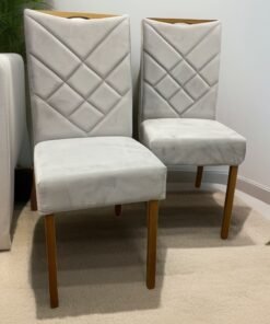 Kit 2 Cadeiras Malu Nature Prata – CLEFATOS DECOR