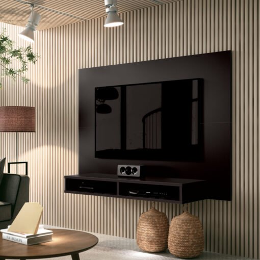 Painel até 43" Fox New Preto - EDN MÓVEIS - Imagem 2
