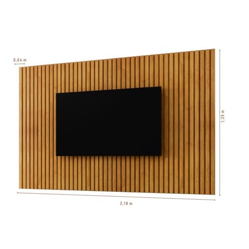 Painel Ripado até 75" Versátilis 2,17 m Naturale - MAVAULAR - Imagem 4