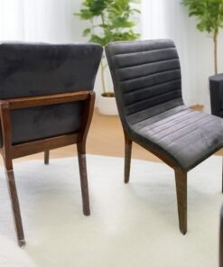 Kit 2 Cadeiras Petra Mel/Cinza Grafite - ART ASSENTOS