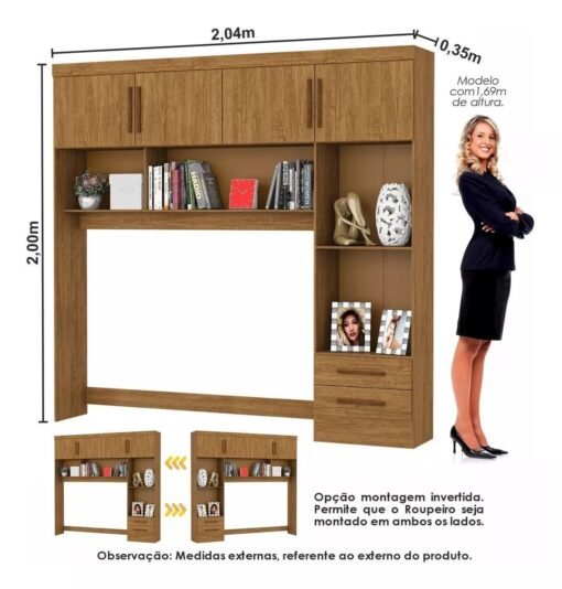 Modulado 4 Portas Cinamono – CARIOCA MÓVEIS - Imagem 4