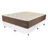 Colchão Queen Pro Quality C D28 + Base Box Simples Corino Branco – PRORELAX + ALTO NÍVEL CAMAS E COLCHÕES