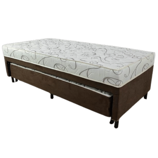 Cama Box Solteiro com Auxiliar Sonho Bom D28 - NOSSO SONHO COLCHÕES - Imagem 3