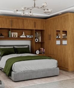 Modulado 4 Portas + Guarda-Roupa 4 Portas Hércules(Com Espelho)Cinamono – CARIOCA MÓVEIS