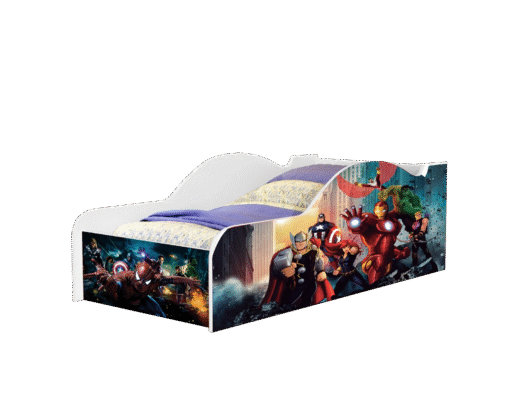 Cama Juvenil Carro (Menino) Vingadores 17 - MADEC/VJ MÓVEIS - Imagem 2