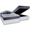 Colchão Casal Blue Sea D28 + Base Box Baú Branco – ANJOS COLCHÕES + BIOSTAR