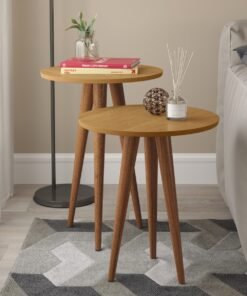 Kit 2 Mesas Slim Cinamono - PATRIMAR