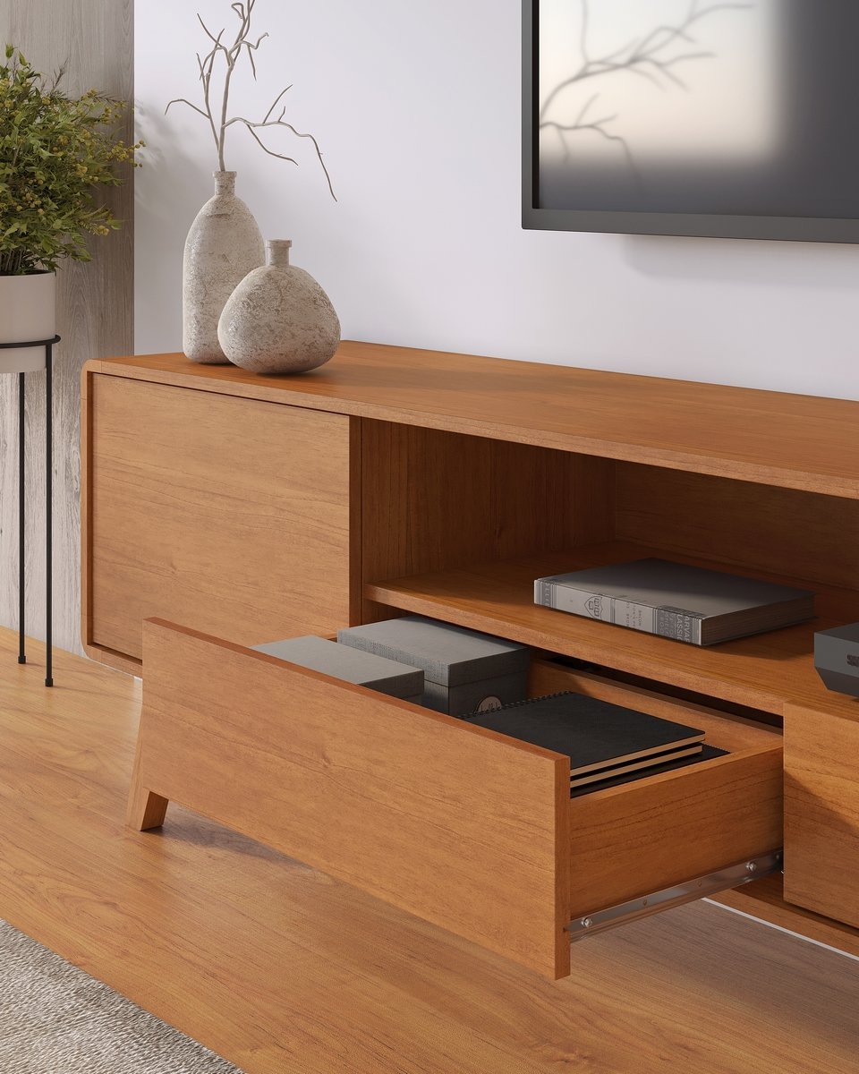 Painel + Rack até 58″ Sinus Naturale – MAVAULAR - Imagem 3