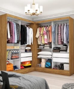 Closet Santiago/Belém 1,31 m x 1,31 m Cinamono - CARIOCA MÓVEIS