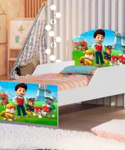 Mini Cama Juvenil Lívia (Menino) Patrulha Canina 4041107 – MADEC/VJ MÓVEIS