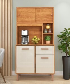 Kit Cozinha Dália C211 0,90 m Cinamono/Off White - FELLICCI