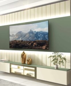 Home Suspenso até 85″ Soberano Reflecta 230 Off White/Verde Floresta – GELIUS