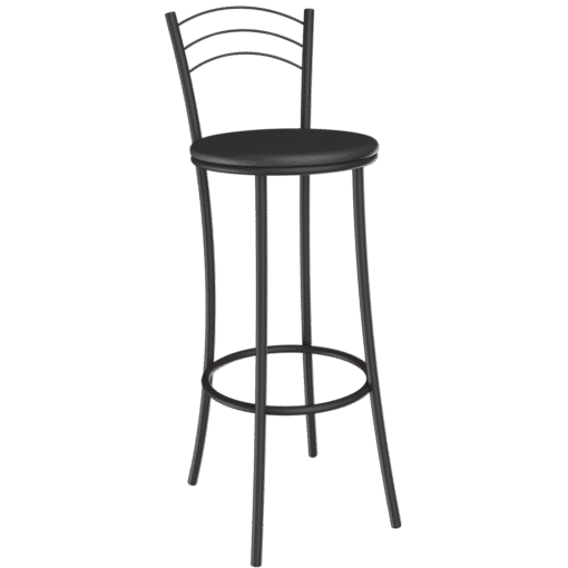 Banqueta Petra 1B700 Preto Fosco - KAPPESBERG - Imagem 3