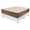 Colchão Casal Pro Quality C + Base Box Simples Corino Branco – PRORELAX + ALTO NÍVEL CAMAS E COLCHÕES