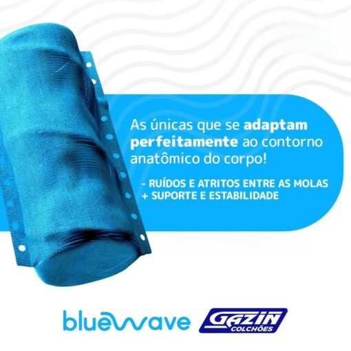 Colchão Casal Pérola Negra D33 + Base Box Simples Corino Marrom – GAZIN COLCHÕES + BIOSTAR - Imagem 4