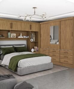 Modulado 4 Portas + Guarda-Roupa 3 Portas Sevilha Cinamono – CARIOCA MÓVEIS