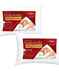 Kit 4 Travesseiros Casadinho - ORTOBOM