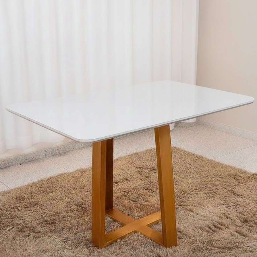 Mesa Pedro 120 Mel/Off White - ART ASSENTOS