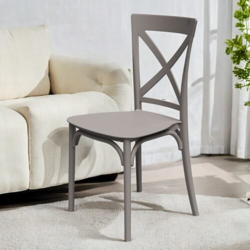 Cadeira Robust Cross Nude - FORTE PLASTICO