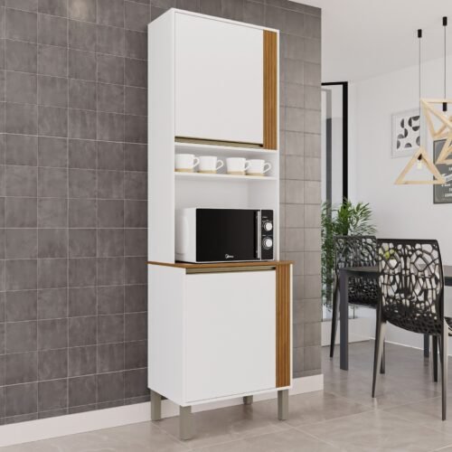Torre Quente Pérola 0,66 m Branco/Cinamomo  - SALLÊTO