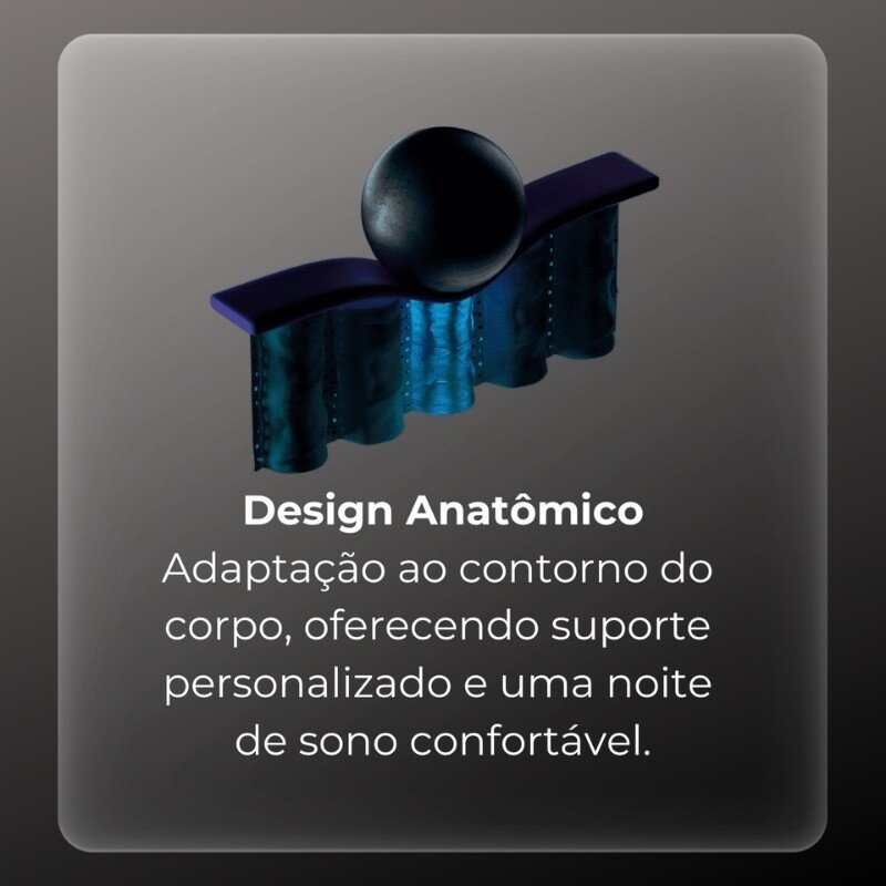 Colchão Casal Twins 138x188x34 Molas Ensacadas BlueWave - Gazin | Suporta até 290kg - Imagem 10