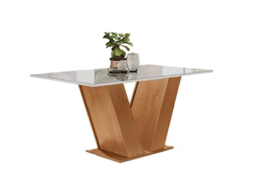 Mesa de Jantar Classic 1.60x0.80 - Cinamomo/Off White