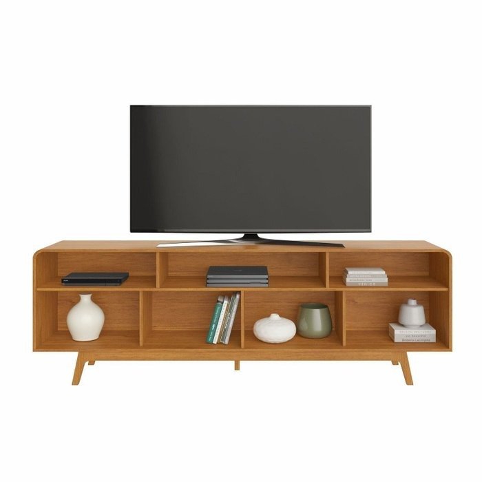 Rack até 70″ Cristal Cinamomo/Off White – JCM MOVELARIA - Imagem 2