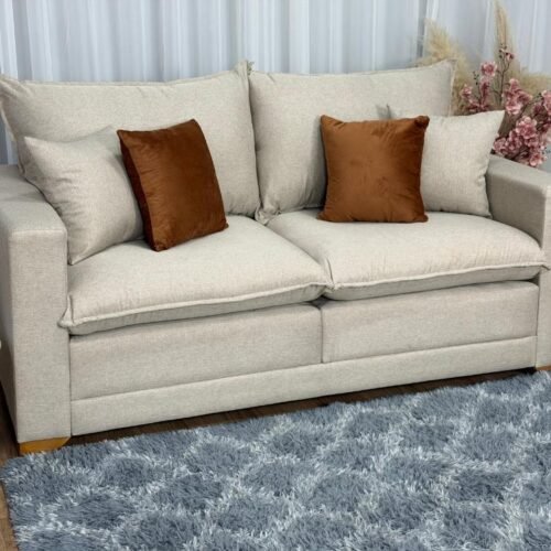 Sofá Beirut Living Molas Ensacadas 1.80m - Bege Linho