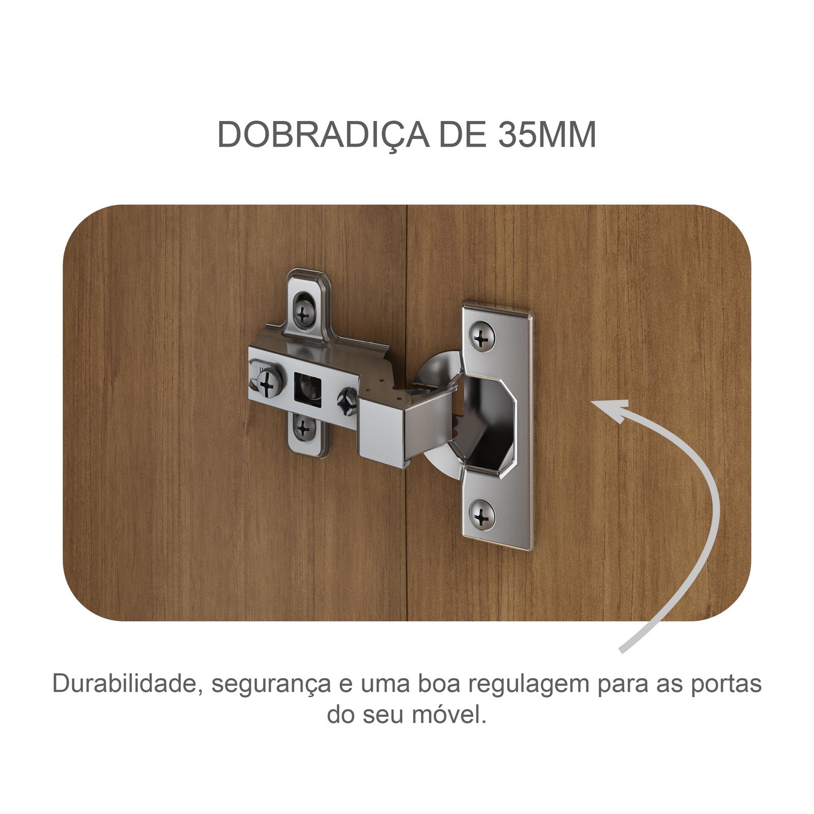 Guarda-Roupa 6 Portas Robust New 2,762 m Cumaru/Fendi - NOVO HORIZONTE - Imagem 6