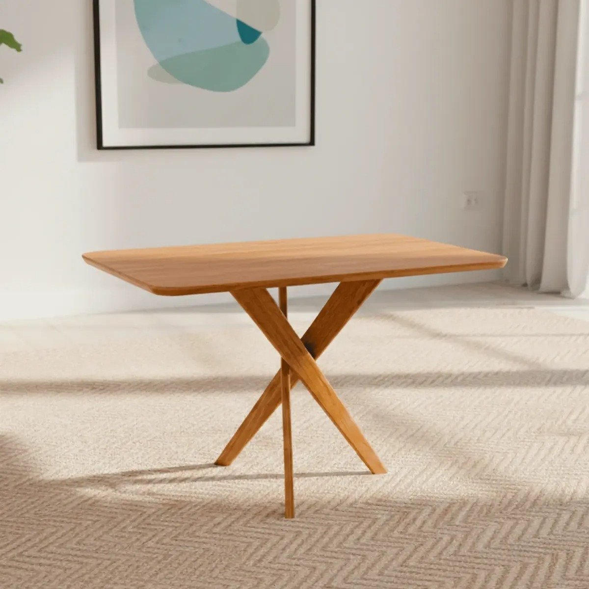 Mesa Cacau 130 (S/Vidro) Madeira/Cinamomo - CIMOL - Imagem 2