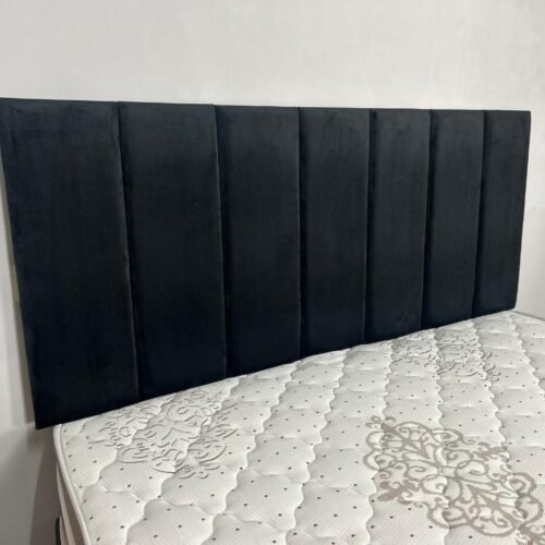 Cabeceira Clean Casal - Preto Veludo
