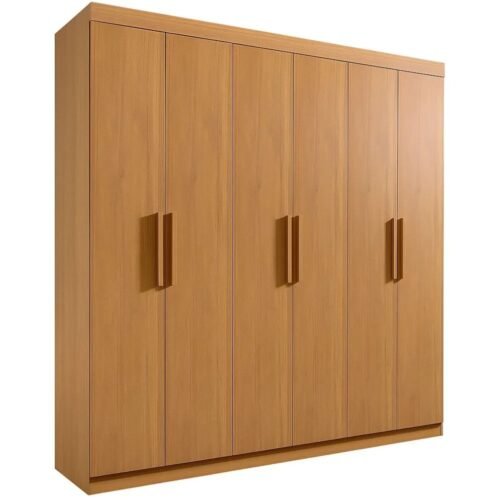 Guarda-Roupa Colibri 6 Portas e 6 Gavetas - Cinamomo