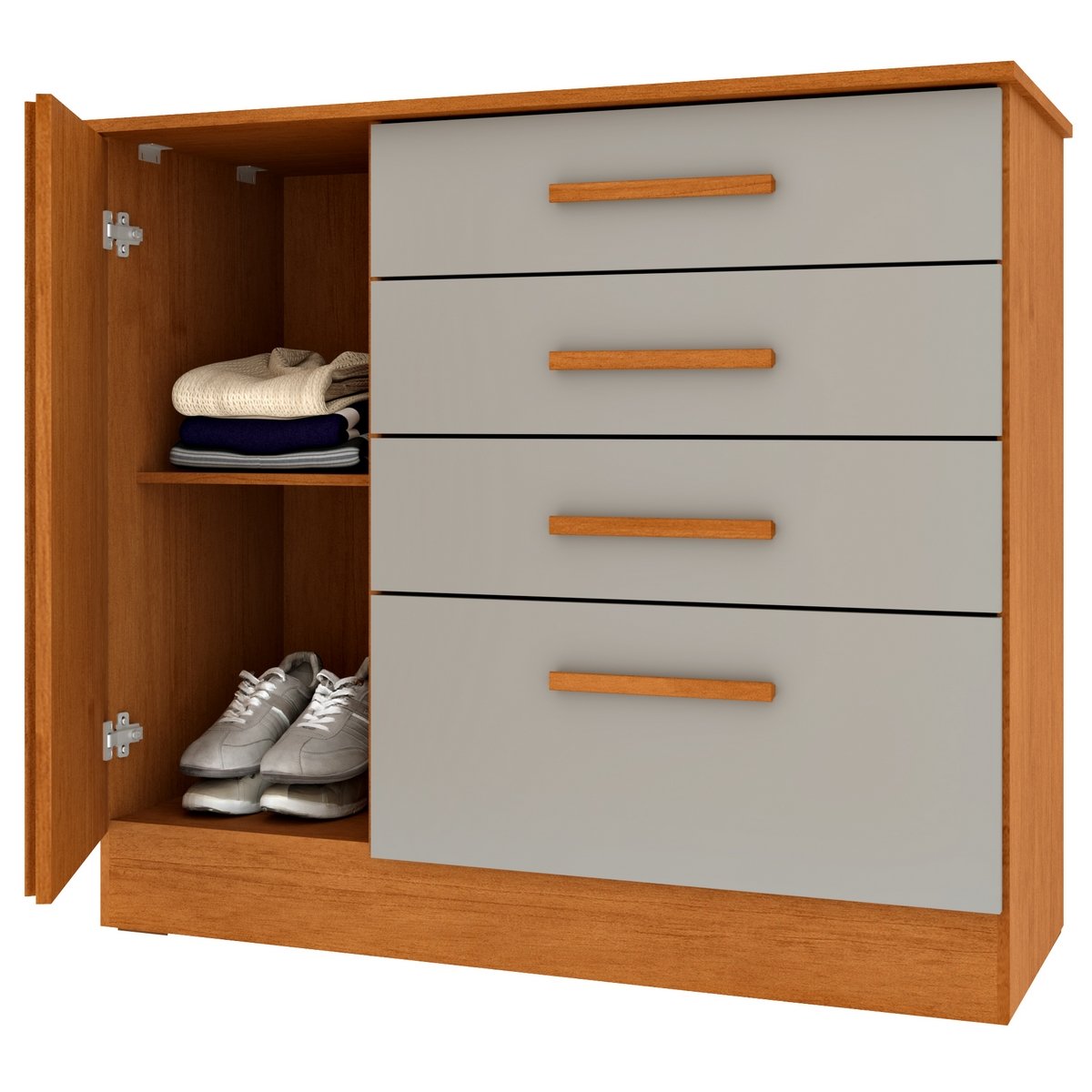 Comoda Guarani/Chade Ripado Cinamomo/Off White - TCIL - Imagem 2