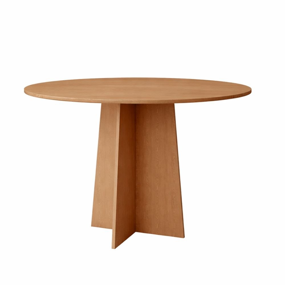 Mesa de Jantar Cindy Circular 90x90 c/4 Cadeiras Delta - Mel - Imagem 3