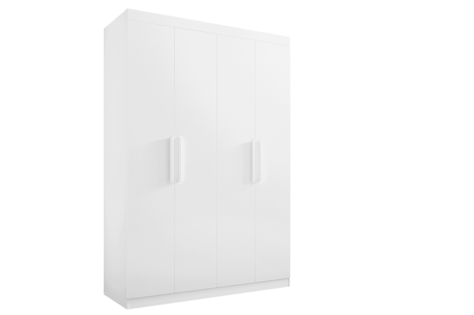 Guarda-Roupa 4 Portas Colibri 1,38 m Branco – D’DORO MÓVEIS - Imagem 2