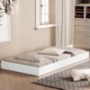 Cama Auxiliar Solteiro Mili Branco - MADEC MÓVEIS