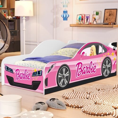 Cama Juvenil Carro (Menina) Barbie 15 - MADEC MÓVEIS