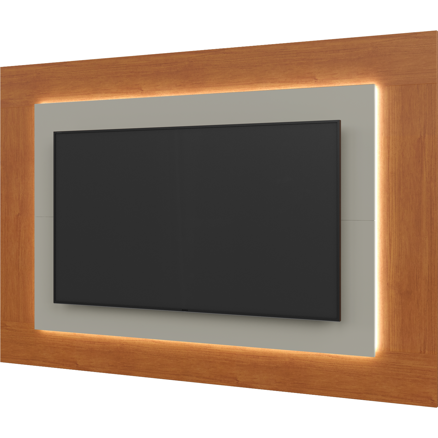 Painel até 65" Atenas Naturale/Off White - MAVAULAR - Imagem 3
