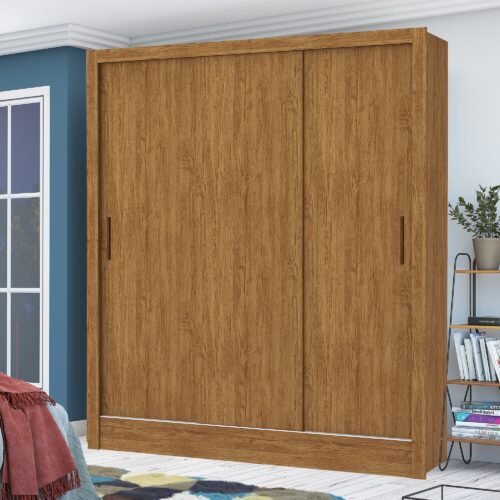 Guarda-Roupa 3 Portas Dubai/Santiago (Sem espelho) Cinamomo - CARIOCA MÓVEIS