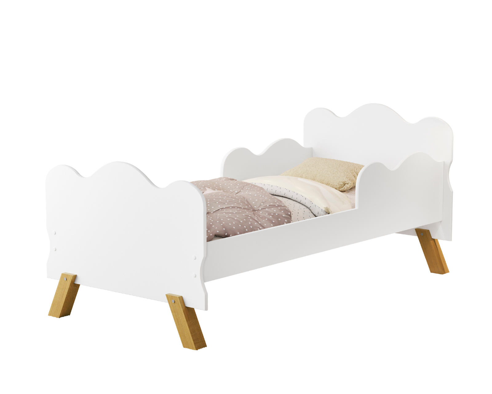 Mini Cama Juvenil Angel Branco - MADEC MÓVEIS - Imagem 2