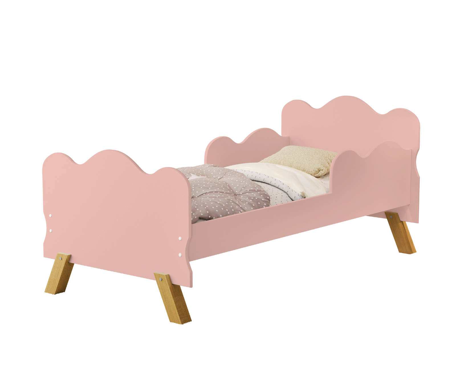 Mini Cama Juvenil Angel Rosé - MADEC MÓVEIS - Imagem 2
