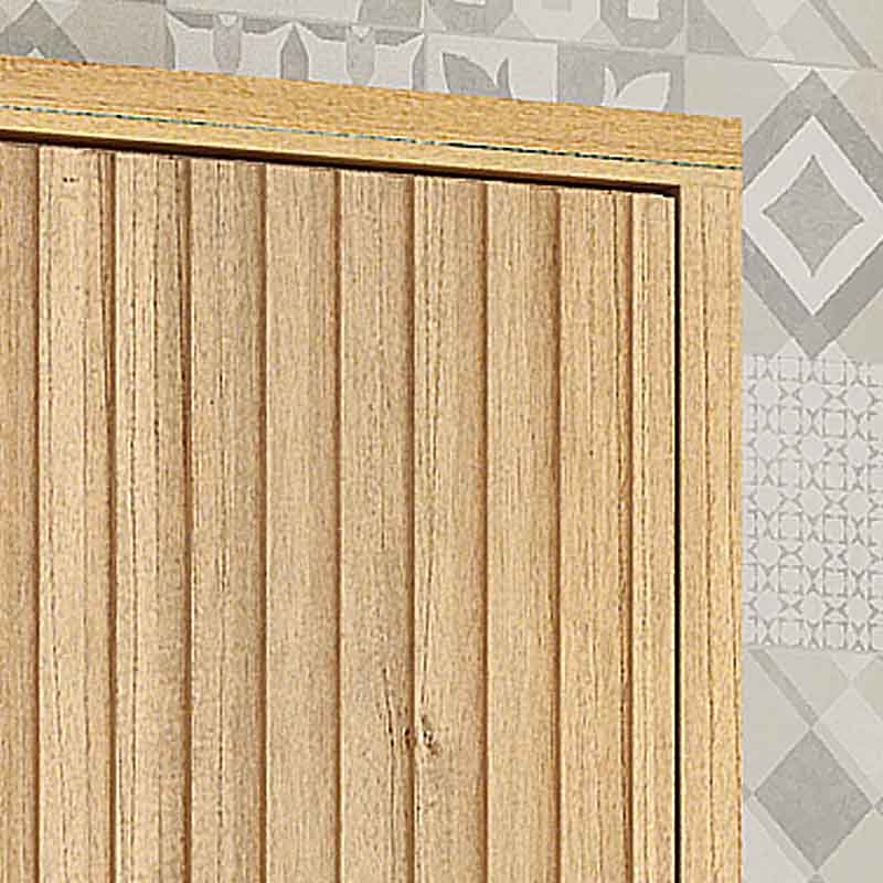 Aéreo Cozinha Torino Larg. 1.20m Cinamomo 3 Portas Ripado - Valdemoveis - Imagem 3