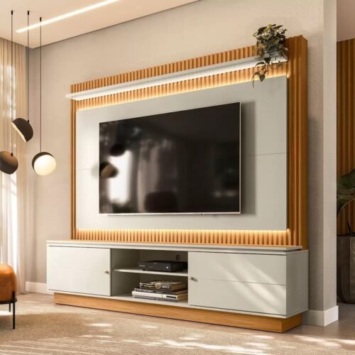 Home até 75" Guararapes Nature/Off White - LINEA BRASIL