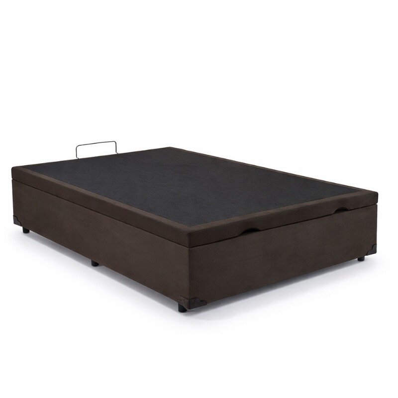 Colchão Casal Star One Ortopédico D-65 Anjos + Box Baú Casal Prime Confort Sued Marrom Blindado Issacar - 138x188x75 | Suporta até 280kg - Imagem 13