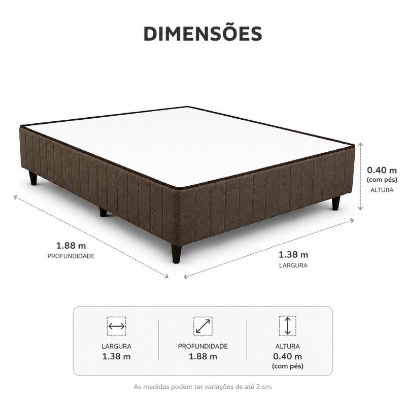 Colchão Premium Plus Molas Ensacadas Pocket Rondomóveis + Box Casal Rondopremium 138x188x70 | Suporta até 240kg - Imagem 7