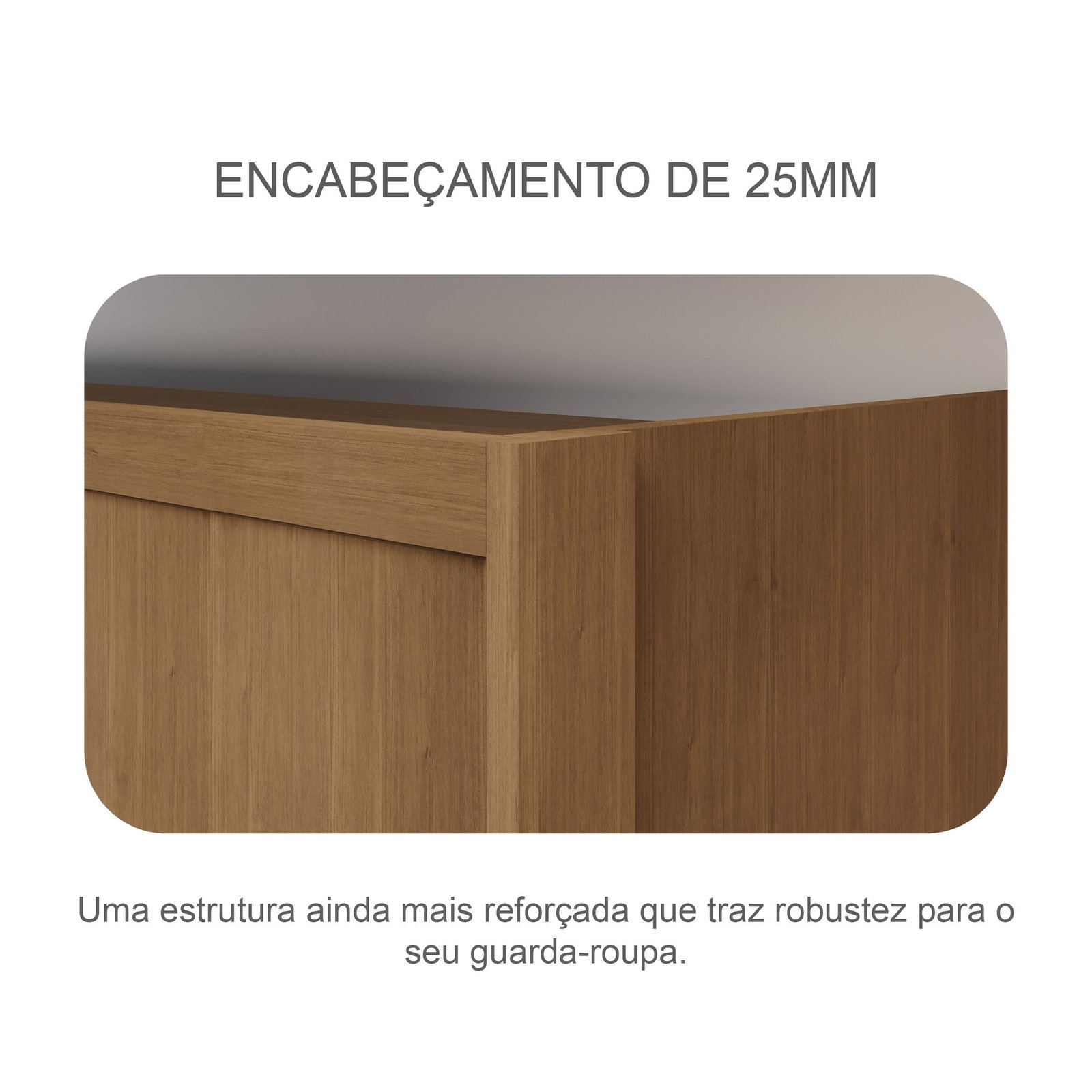 Guarda-Roupa 6 Portas Robust New 2,762 m Cumaru/Fendi - NOVO HORIZONTE - Imagem 4