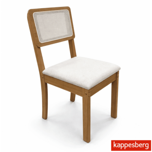 Caixa C/ 2 Cadeiras Gardeni Canela MDF - Kappesberg