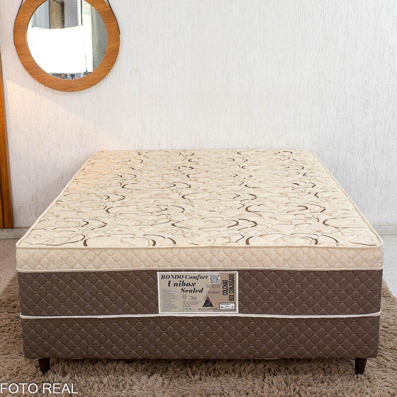 Unibox Casal Rondoconfort Ortopédico D33 Rondomóveis - 138x188x60 | Suporta até 300kg - Imagem 3